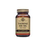 Solgar Taurine 500mg 50 vegetable capsules (British brand)