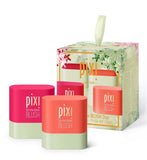 Pixi On-The-Glow Blush Duo with shades Ruby and Juicy - British product