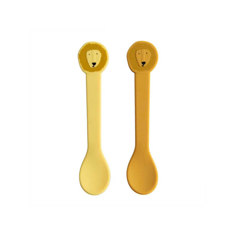 Trixie silicone spoon Mr Lion 2 pack, UK version