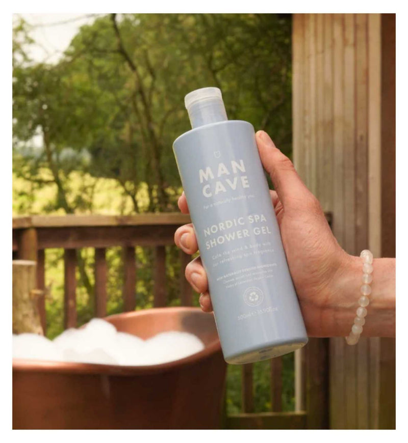 ManCave Nordic Spa shower gel 500ml bottle, UK version
