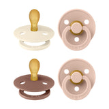 BIBS soothers Blush Mix size 1 4 pack, UK version