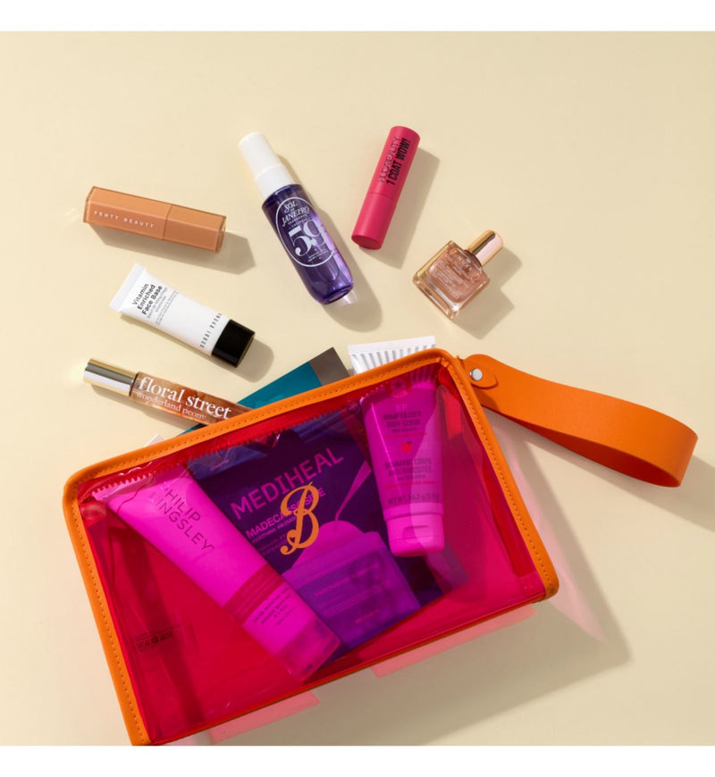 Boots Mini Holiday Beauty Bag set with 9 products (British brand)