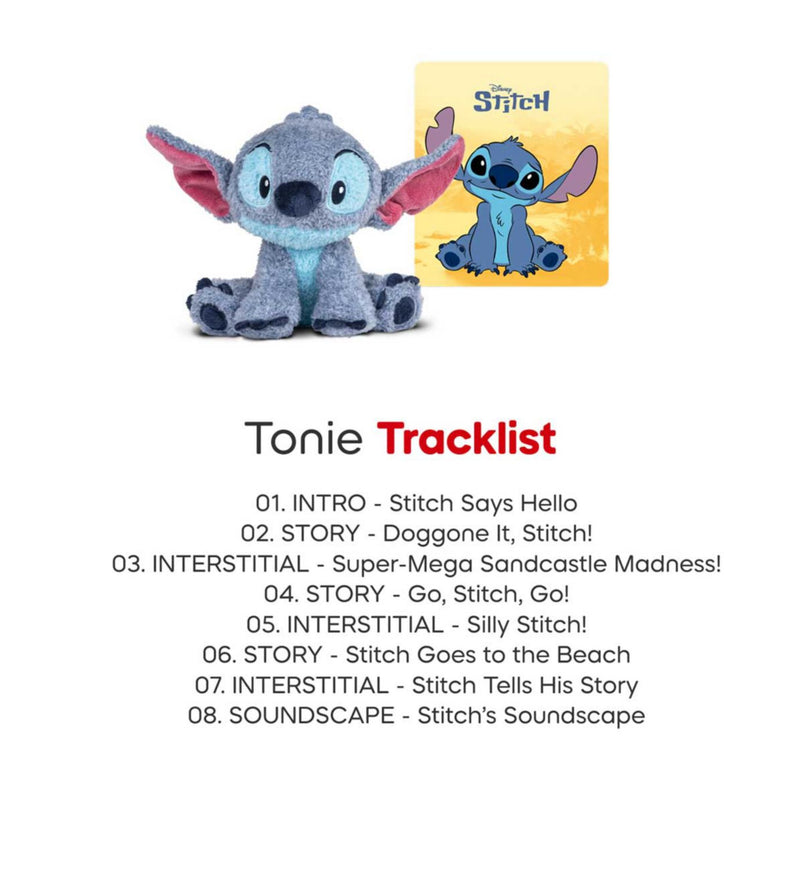 Tonies Stitch Cuddle Tonie soft fleece character - British product