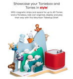 Tonies Mountain wooden tabletop shelf - British product