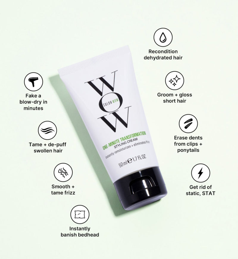 Color Wow One Minute Transformation styling cream travel size 50ml - British product