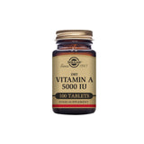Solgar dry vitamin A supplement 5000IU 100 tablets, UK version