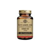 Solgar Vitamin D3 supplement 1000IU 180 tablets - British product