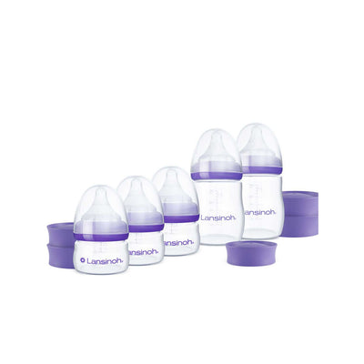 Boots Lansinoh Baby Feeding Rescue Bundle with NaturalWave Teats (2x160ml & 3x60ml Bottles)- Buy online at McGrocer