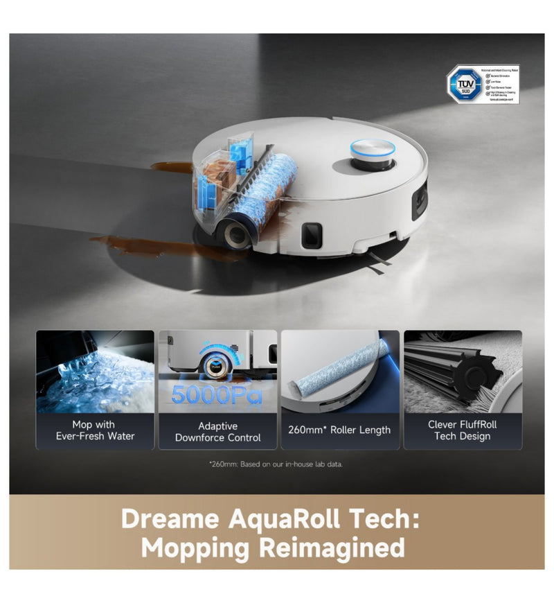 Dreame Aqua10 Ultra Roller Complete robot vacuum, UK version