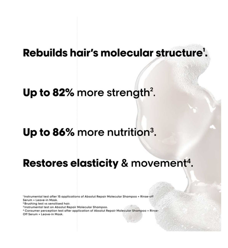 L'Oréal Professionnel molecular repair shampoo refill 500ml (British brand)