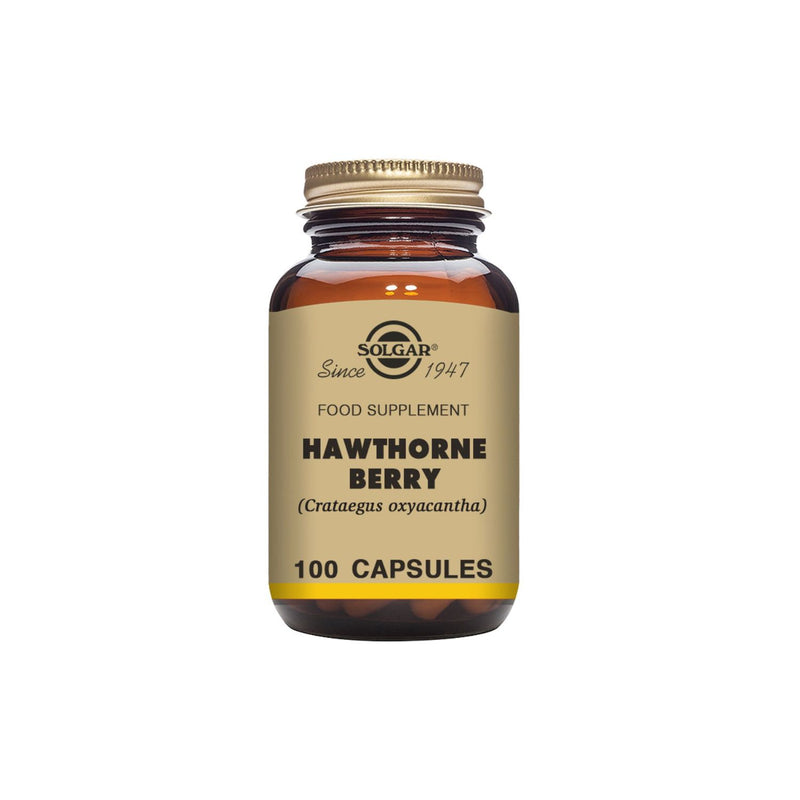 Solgar Hawthorne Berry 520mg capsules 100 count (British brand)
