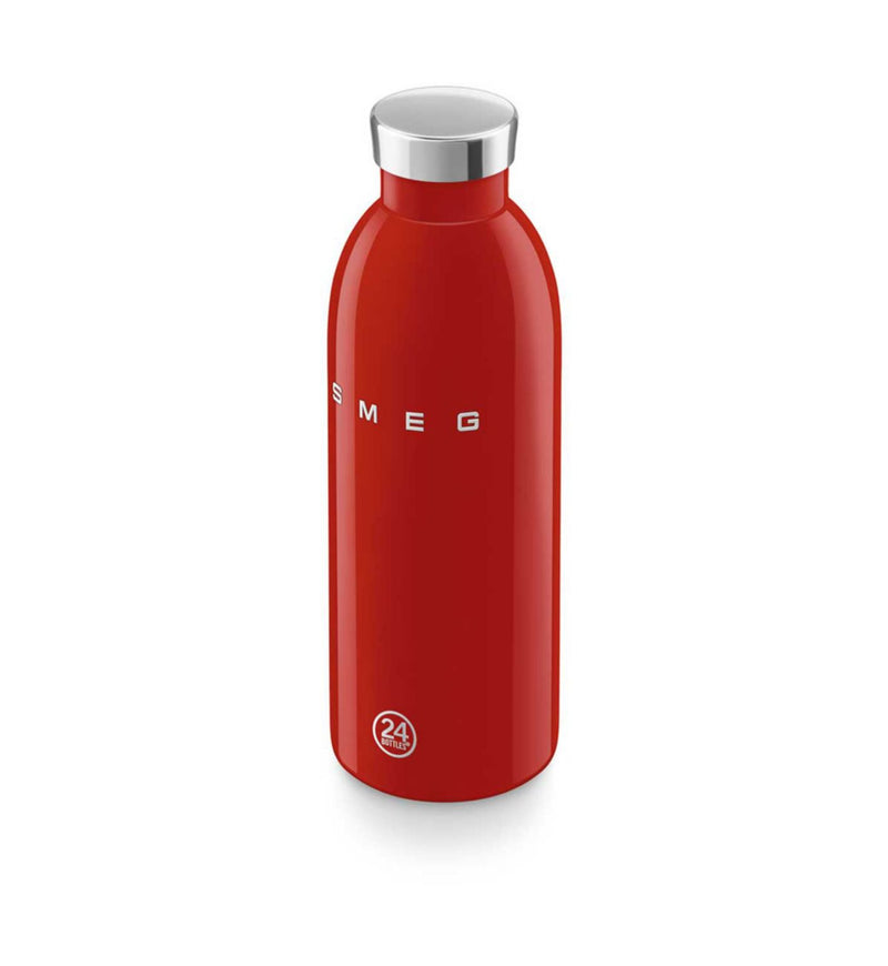 Smeg 24Bottles red stainless steel bottle 500ml (British brand)