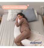 Doomoo Buddy maternity pillow silver dots (British brand)