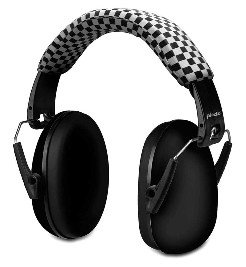Alecto BV-71BK black kids ear defenders, UK version