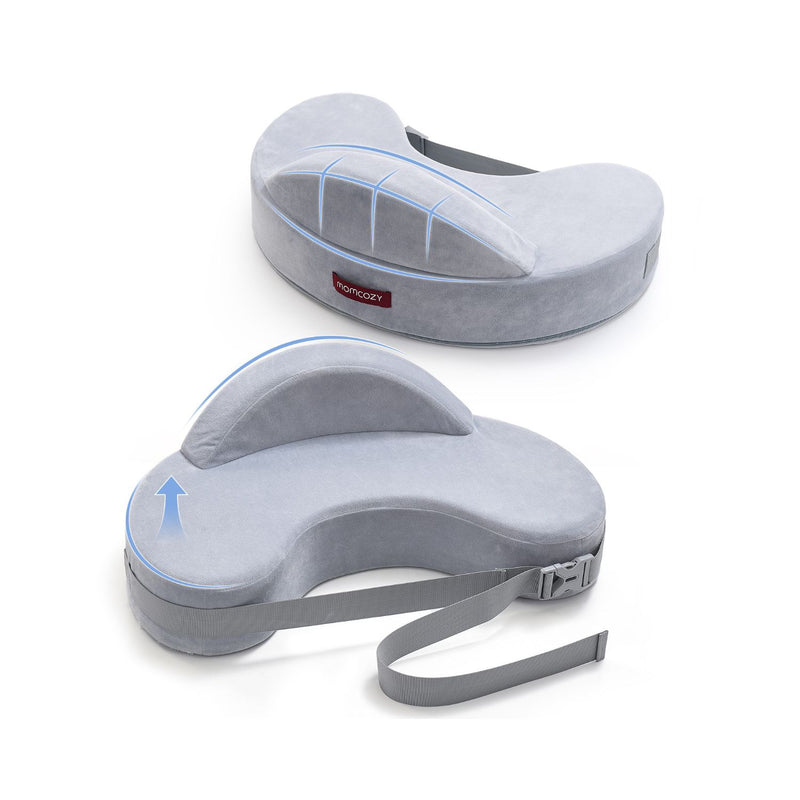 Momcozy memory foam nursing pillow, imported from the UK