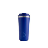 Chilly's 500ml matte blue reusable cup, imported from the UK