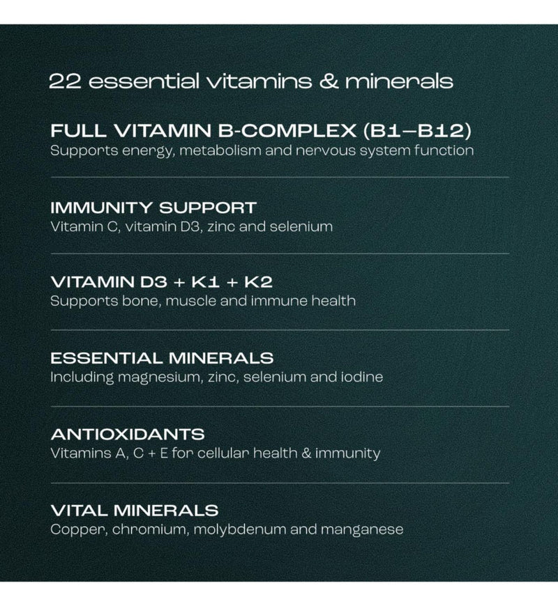 Virtue Daily Ritual A-Z Vitamins 60 capsules - British product