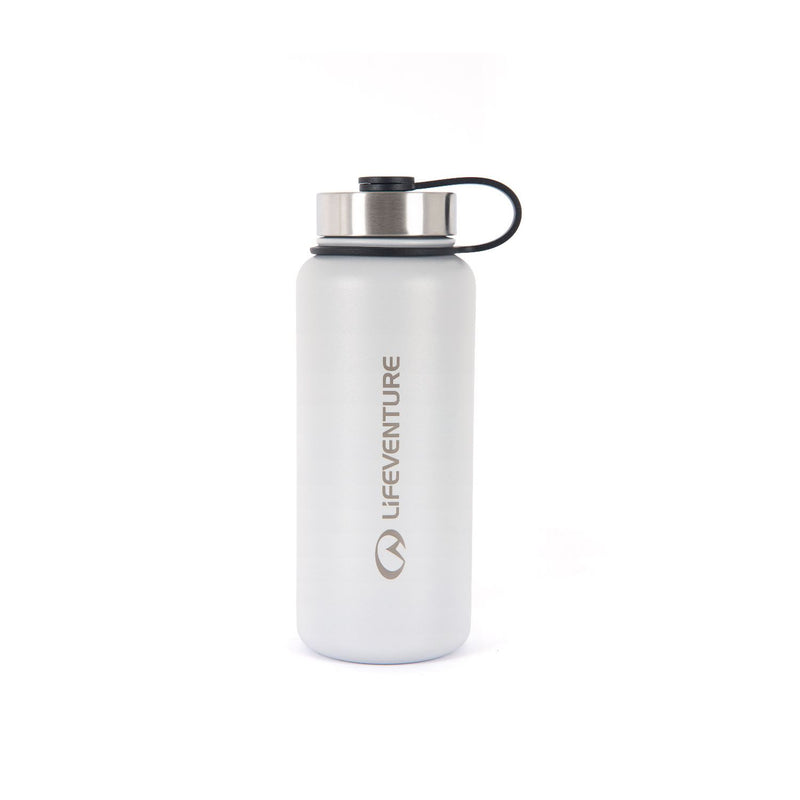 Lifeventure insulated flask light grey 1L, imported from the UK