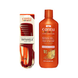 Cantu shampoo and detangling comb bundle 384ml (British brand)
