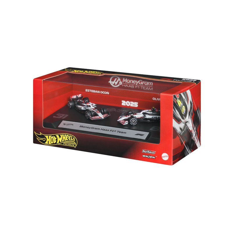 Mattel Hot Wheels Formula 1 Haas 2-pack - British product