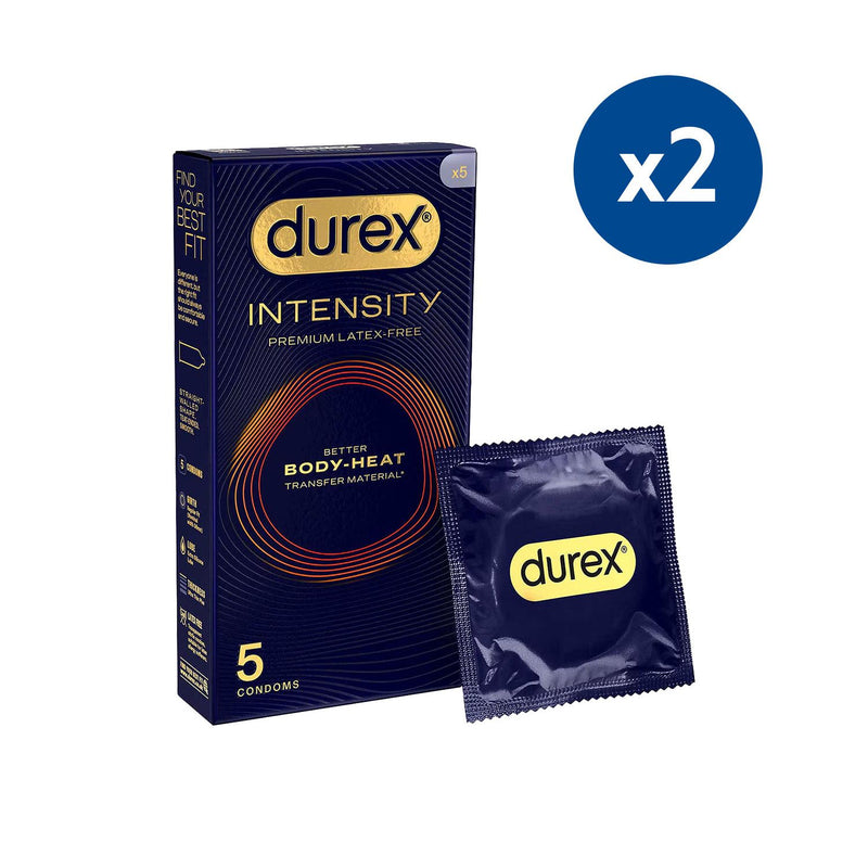 Durex Intensity condoms bundle 2x5 pack (British brand)