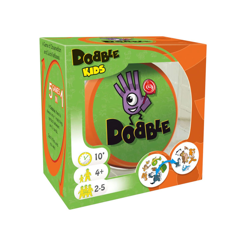 Asmodee Dobble Kids family matching card game, UK version