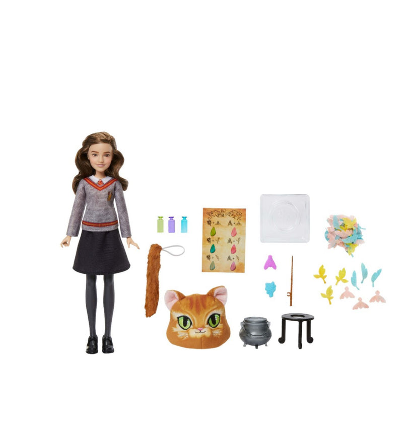 Mattel Harry Potter Hermione doll Polyjuice Potions playset (British brand)
