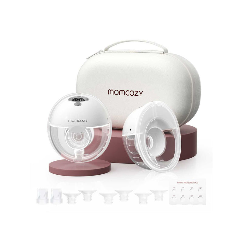 Momcozy M5 Smart wearable breast pump double gray (British brand)