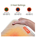 Cozy Jorv heated throw seat cover with power bank - British product