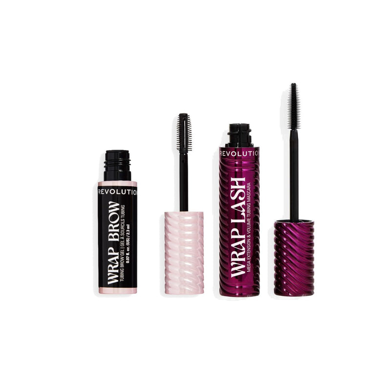 Revolution mascara brow duo Burgundy and Ebony (British brand)