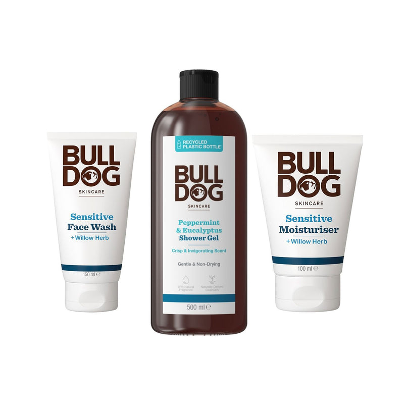 Bulldog Skincare sensitive grooming bundle (British brand)