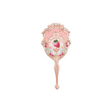 Flower Knows Strawberry Rococo hand mirror soft pink, imported from the UK