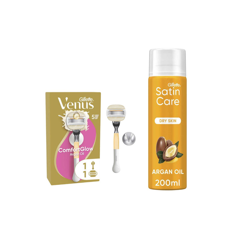 Gillette Venus Comfort Glow shave bundle - British product