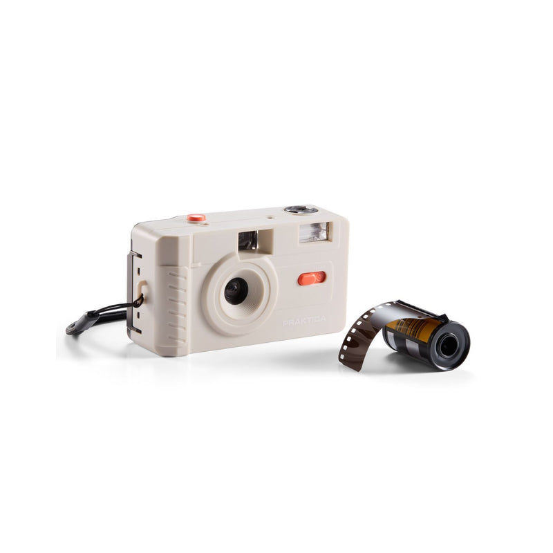 Praktica reusable 35mm film camera cream, imported from the UK