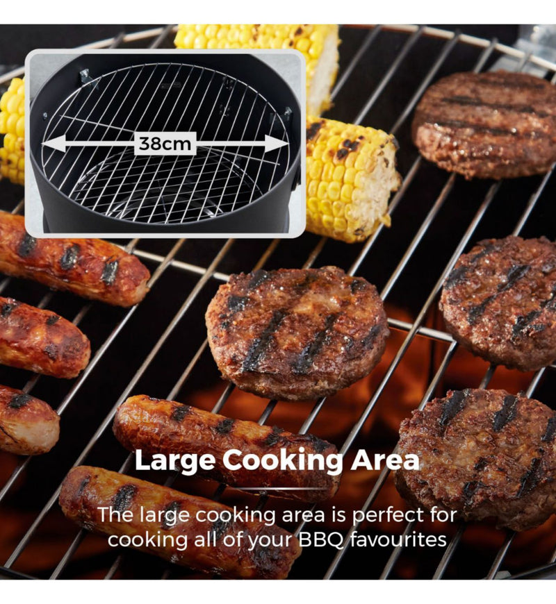 Tower charcoal smoker grill 2-in-1 (British brand)