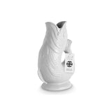 Wade handcrafted fish jug 1.2L white (British brand)