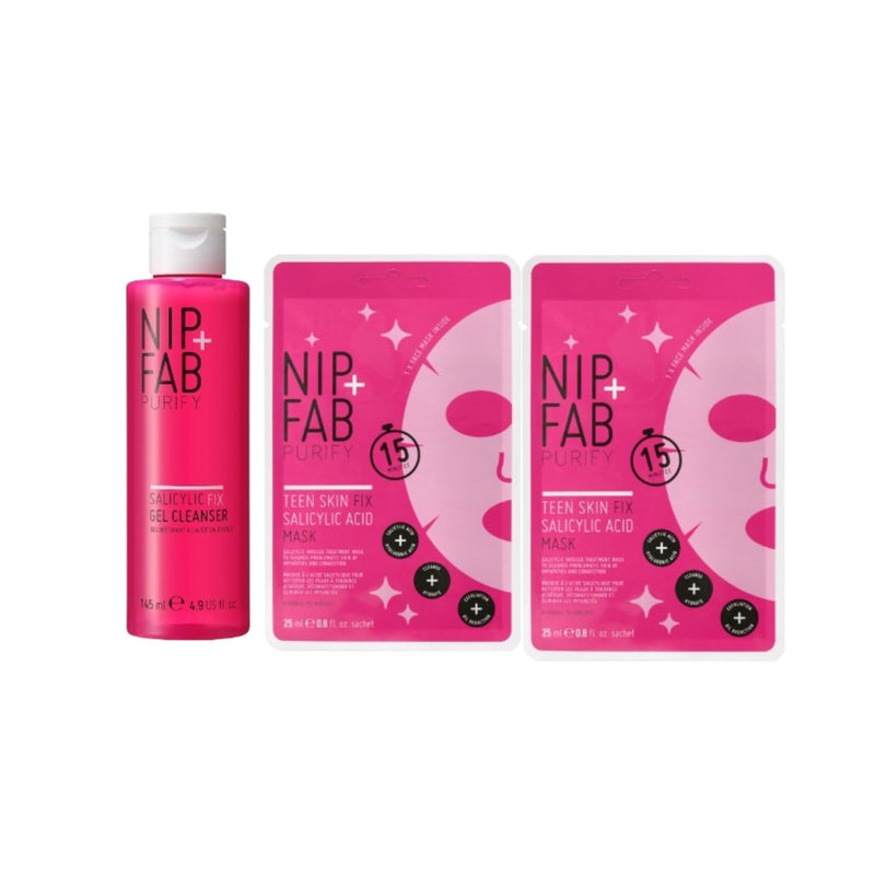 Nip+Fab Salicylic Fix cleanser and mask bundle (British brand)