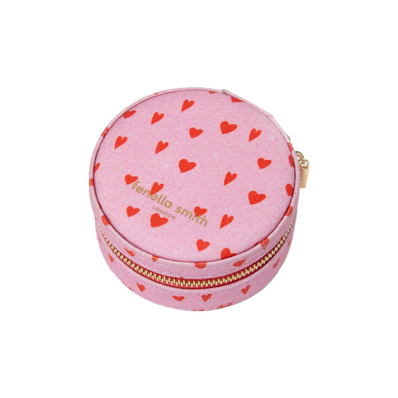 Fenella Smith Love Cecile jewellery case recycled cotton blend 9x9x4 cm, UK version