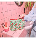 Fenella Smith Strawberry Daze washbag imported from the UK