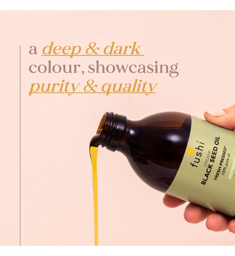 Fushi organic black seed oil 250ml, UK version