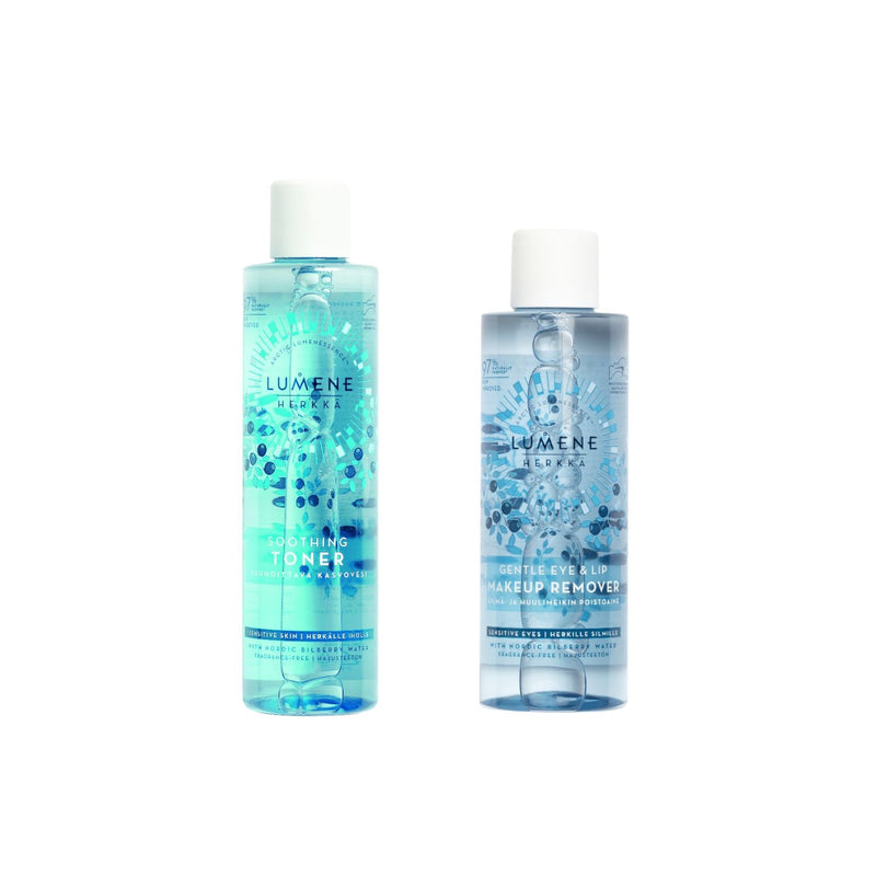 Lumene Gentle Remover and Toner Bundle (British brand)