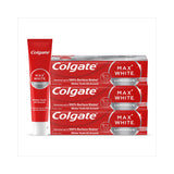 Colgate Max White Luminous whitening toothpaste 75ml x 3, UK version