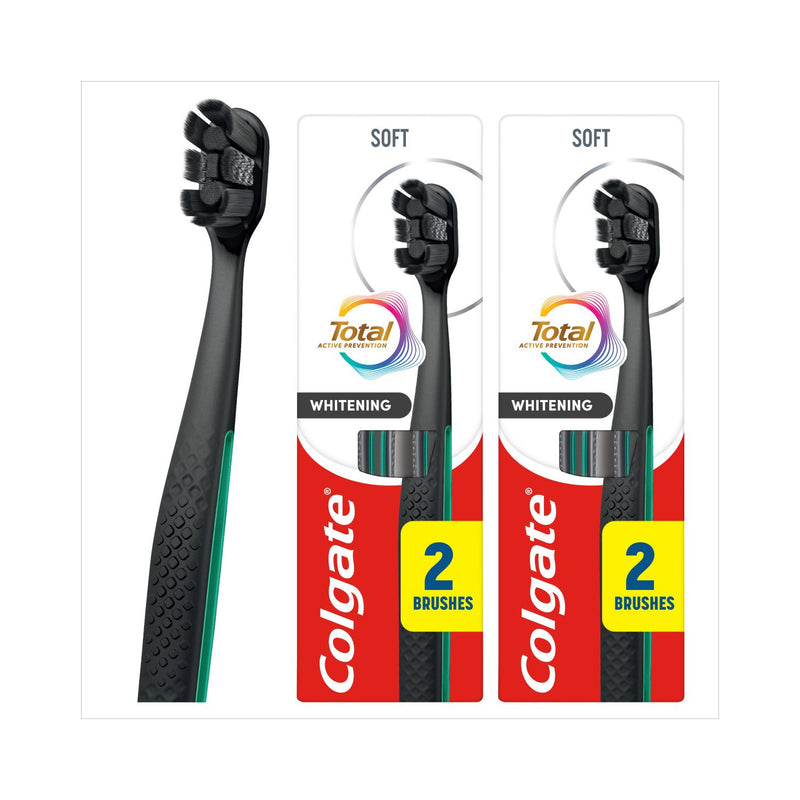Colgate Whitening Toothbrush Bundle x2, imported from the UK