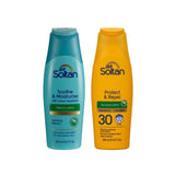Soltan insect repellent duo SPF30 suntan lotion bundle, UK version