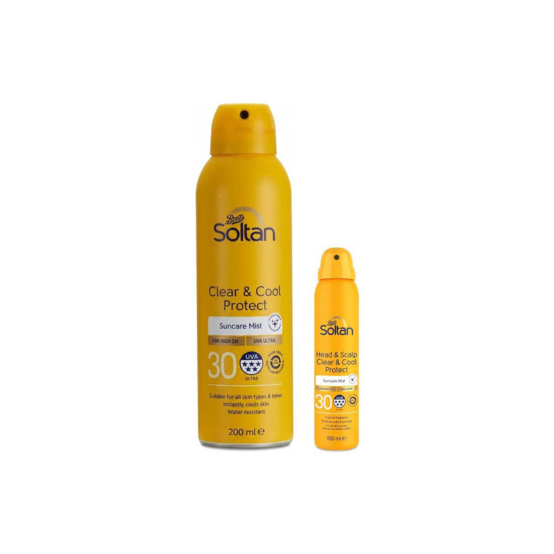 Soltan sunscreen mist duo 200ml and 100ml, UK version