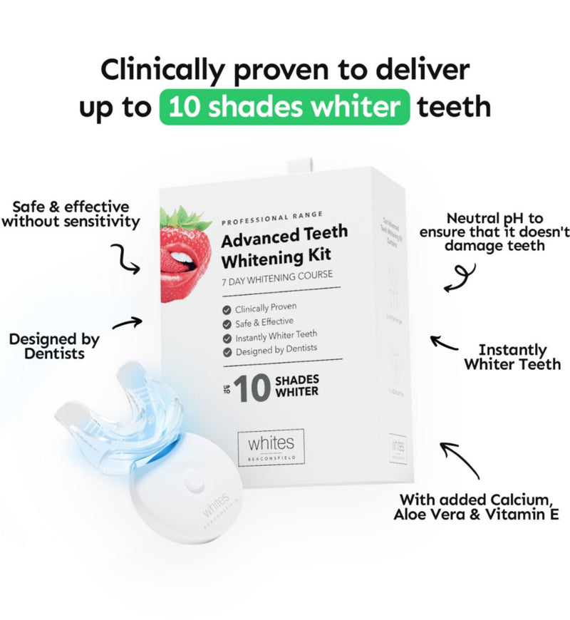 Whites Beaconsfield 7 day advanced whitening kit - British product