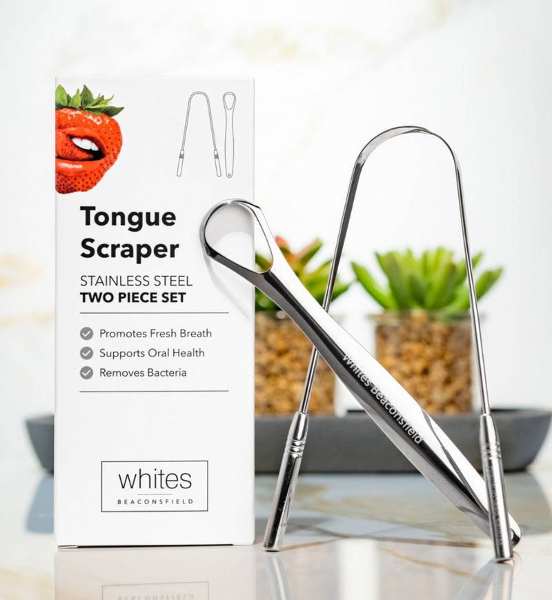 Whites Beaconsfield tongue scraper 2 pack, UK version