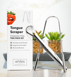 Whites Beaconsfield tongue scraper 2 pack, UK version
