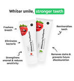 Whites Beaconsfield whitening toothpaste strawberry mint 75ml, UK version