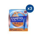 Tampax Pearl Compak Super Plus tampons bundle 60 count, UK version